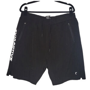 Men's Zyia Active Black & White 2XL Athletic Shorts